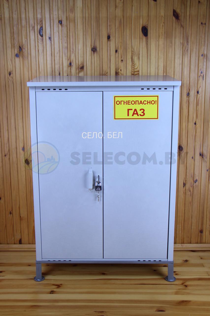 Шкаф для газовых баллонов (серый, 2х50 л.) 3