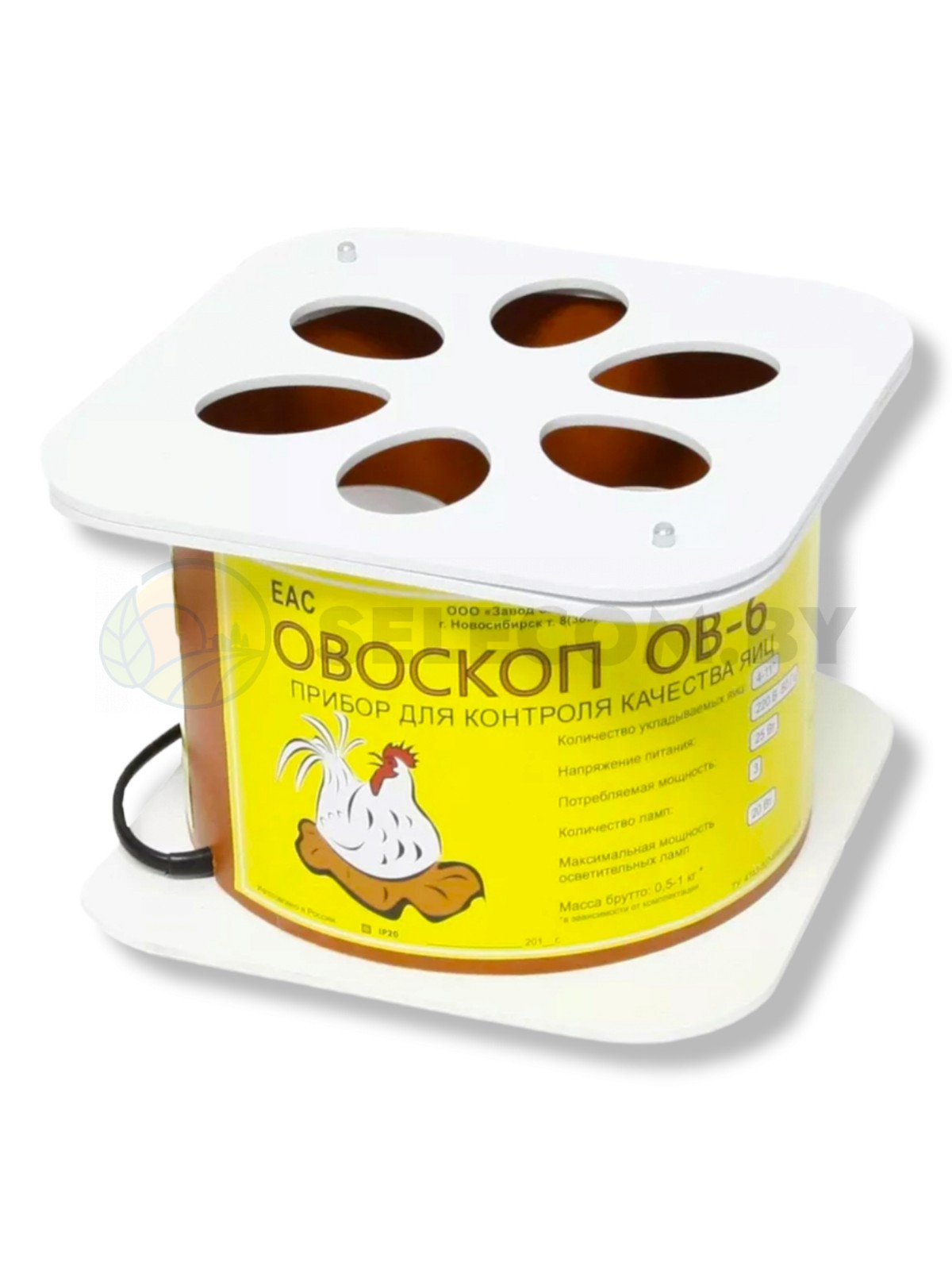 Овоскоп ОВ-6 на 6 куриных яиц 8