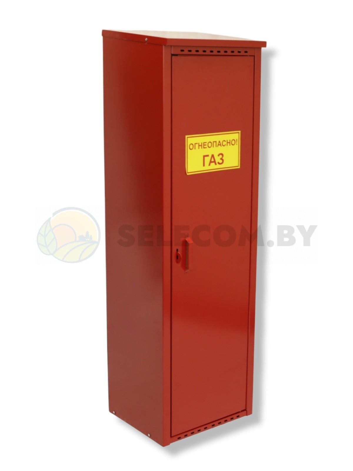 Шкаф для газовых баллонов (красный, 1*50 л.) 21