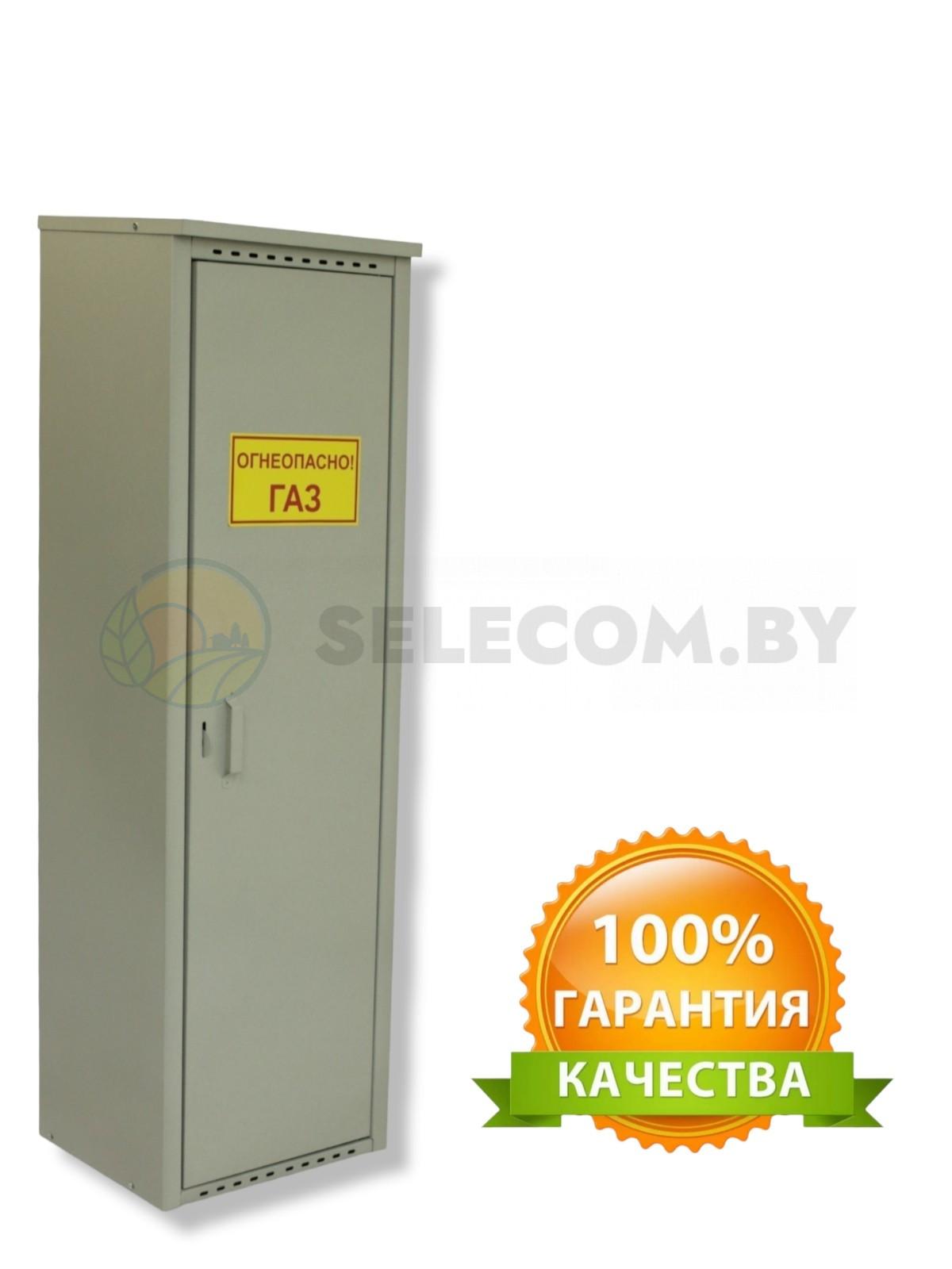 Шкаф для газовых баллонов (серый, 1*50 л.)(2)