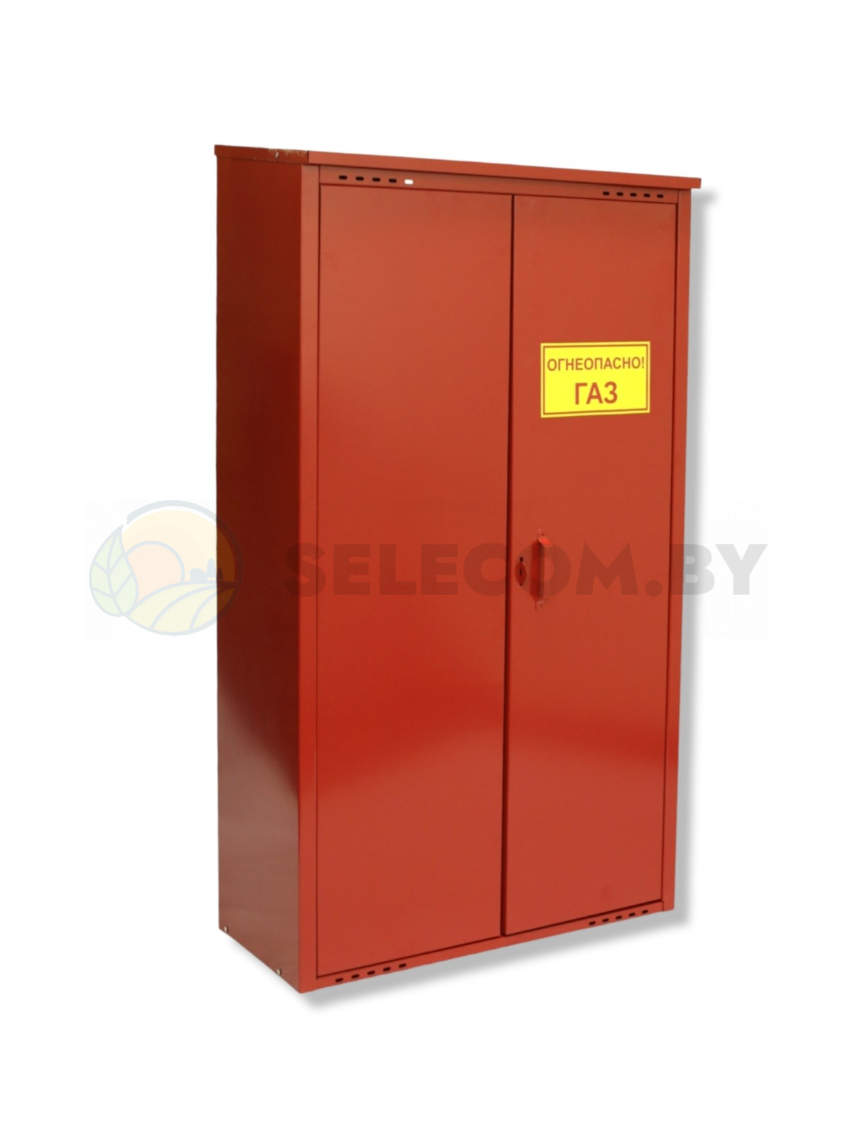Шкаф для газовых баллонов (красный, 2*50 л.) 11