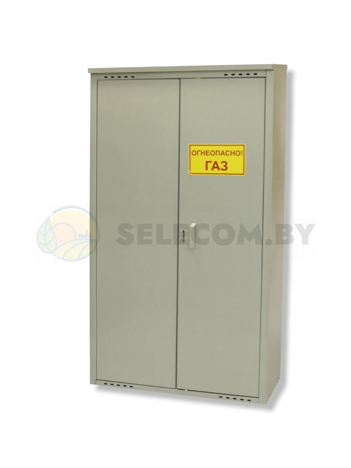 Шкаф для газовых баллонов (серый, 2*50 л.) 10