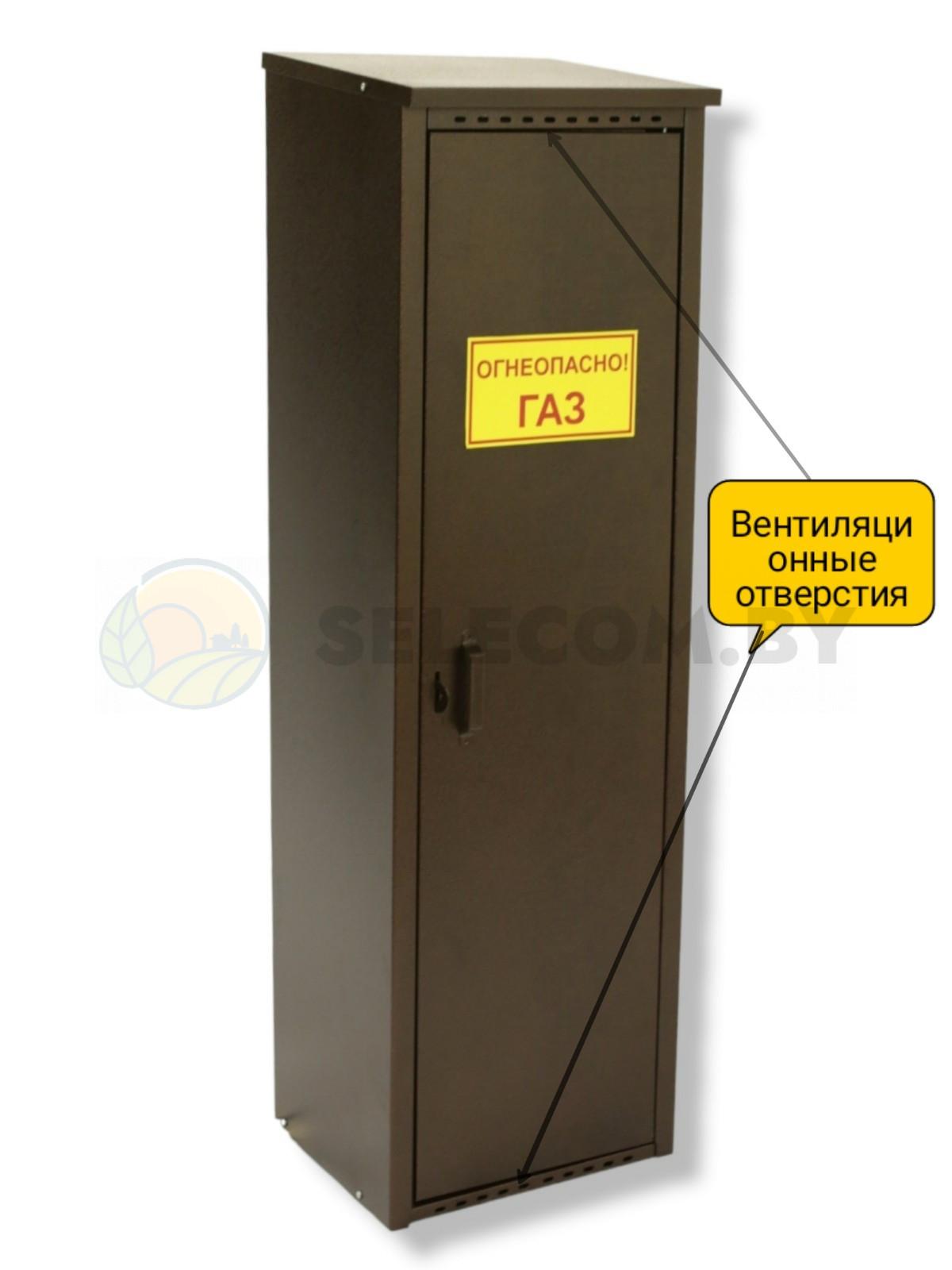 Шкаф для газовых баллонов (античный, 1*50 л.)(2)