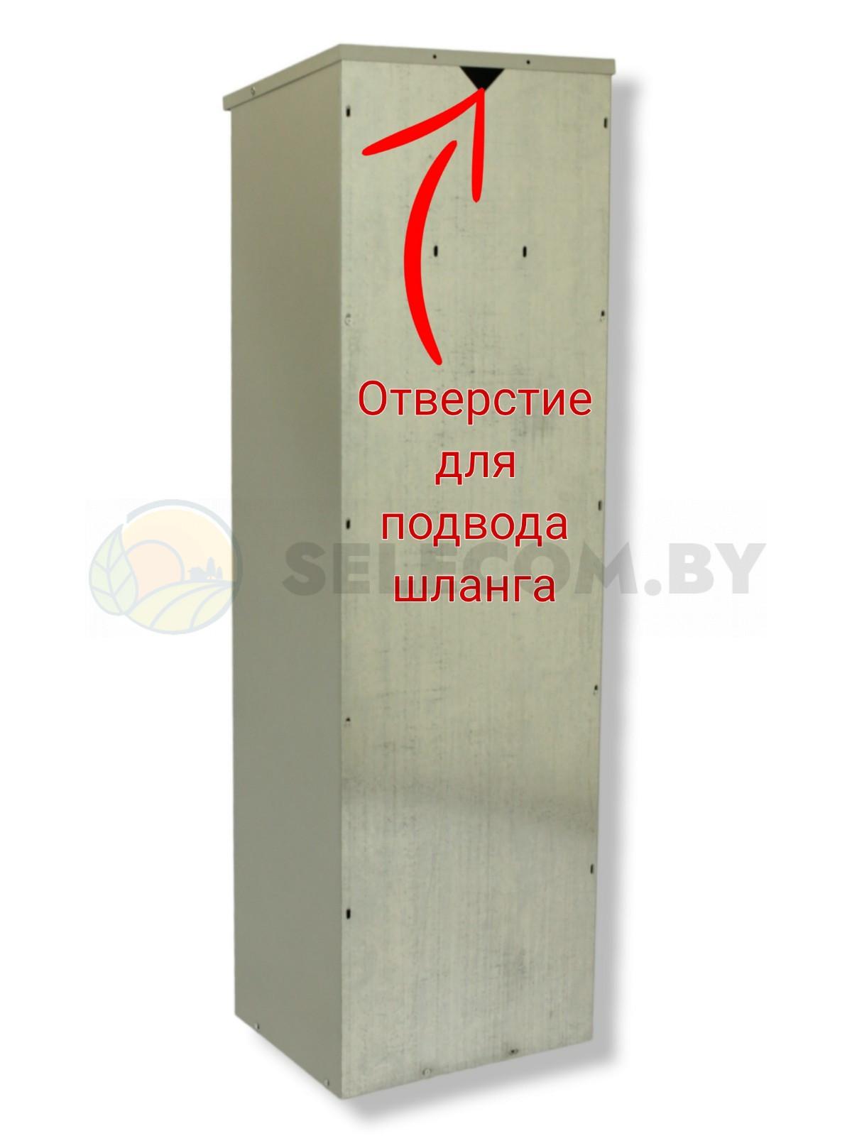Шкаф для газовых баллонов (серый, 1*50 л.) высота 1,4 м. 4