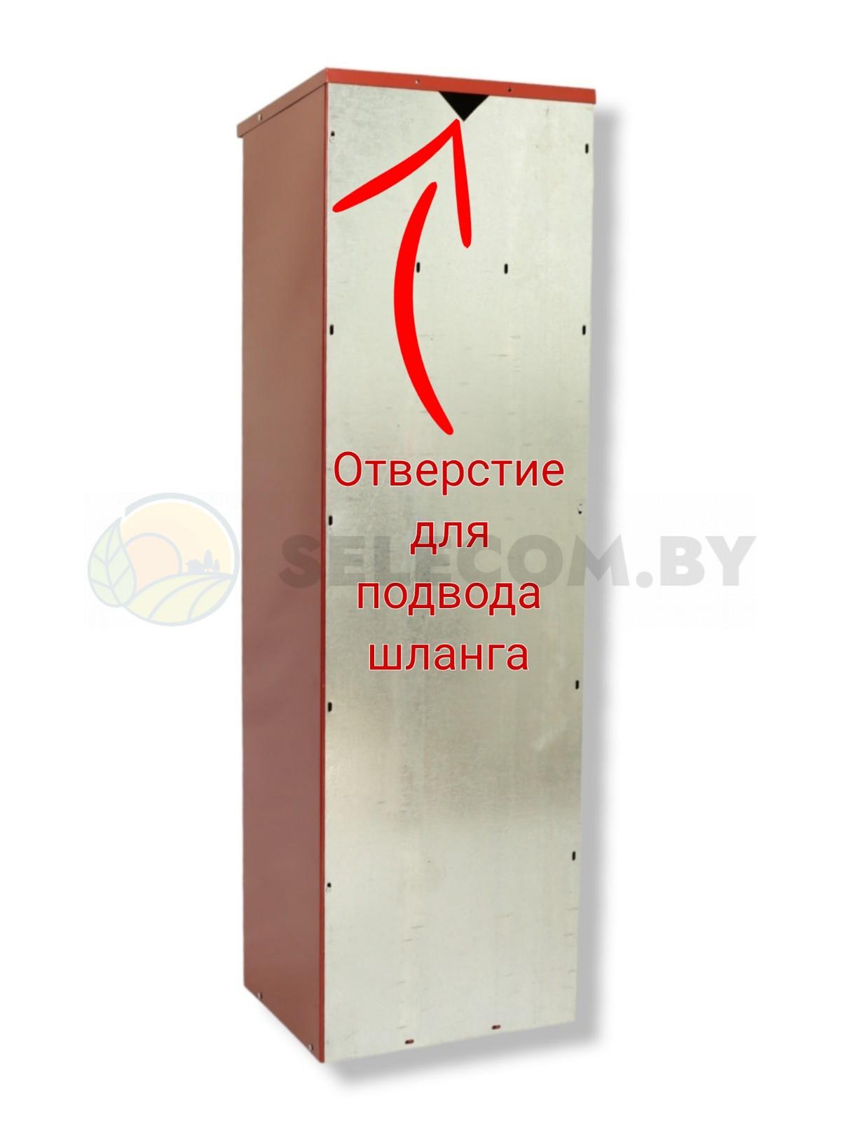 Шкаф для газовых баллонов (красный, 1*50 л.) высота 1,4 м. 4