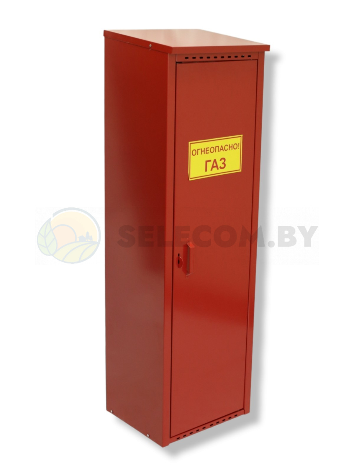 Шкаф для газовых баллонов (красный, 1*50 л.) высота 1,4 м. 22