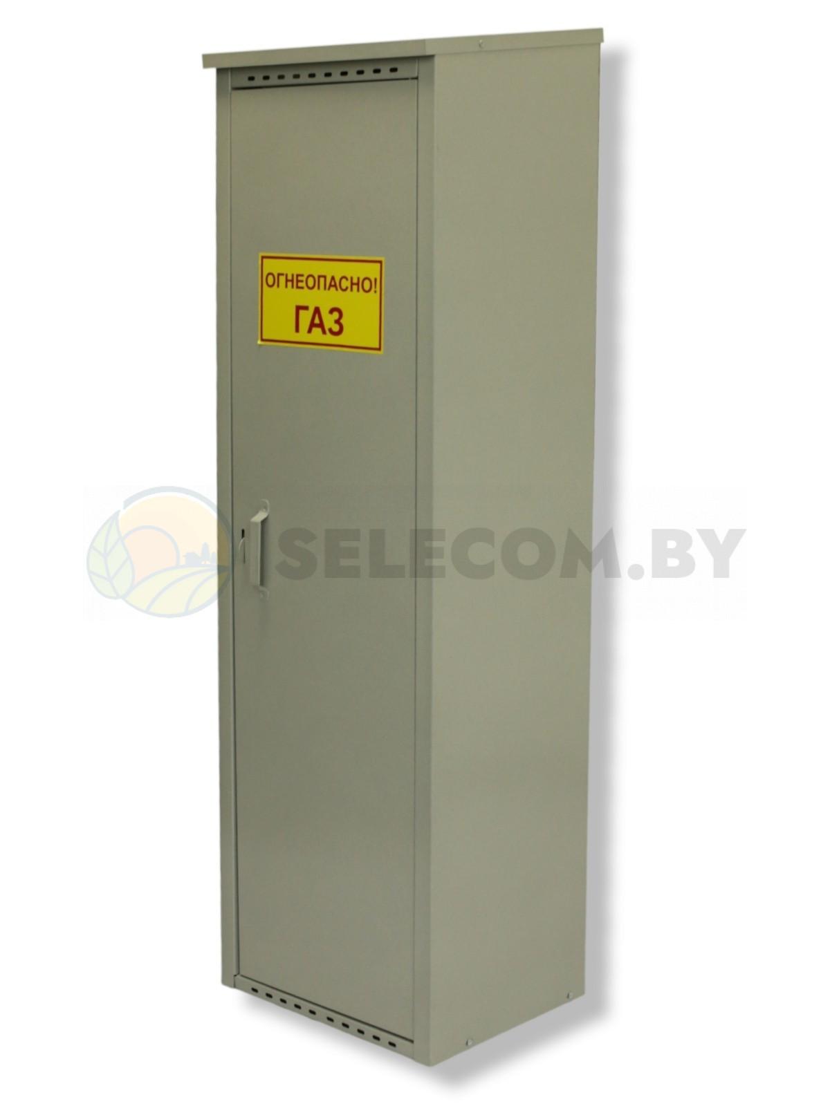 Шкаф для газовых баллонов (серый, 1*50 л.) высота 1,4 м. 12