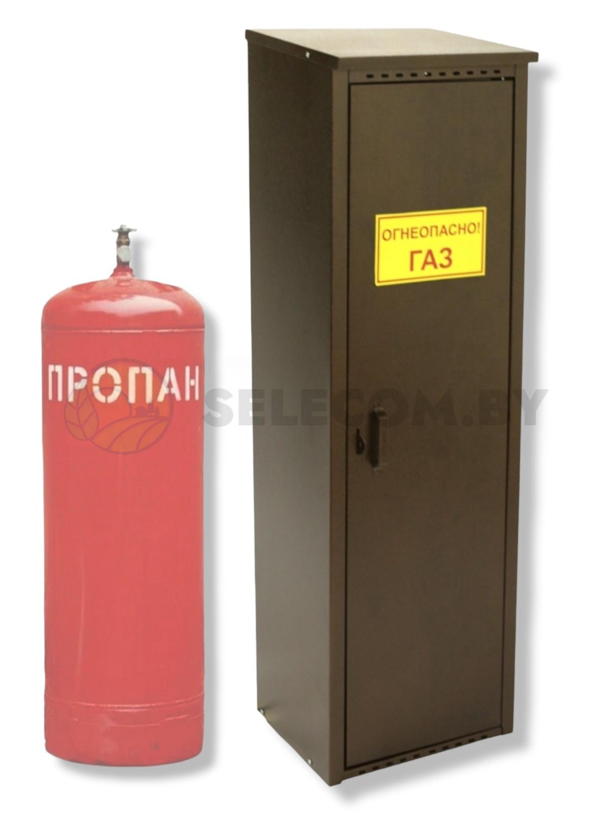 Шкаф для газовых баллонов (античный, 1*50 л.) высота 1,4 м. 21