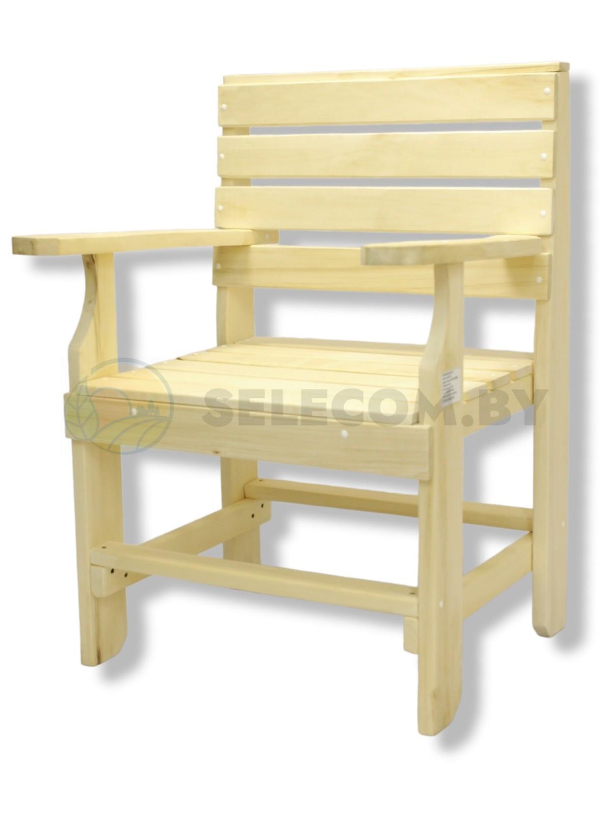 Стул-кресло простое (Осина) 20