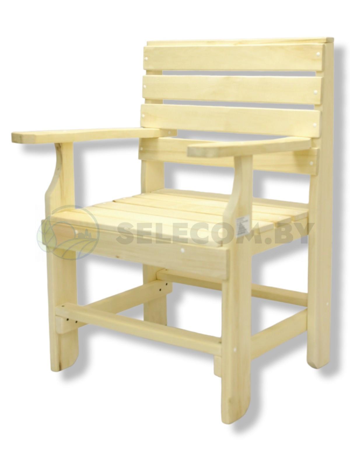 Стул-кресло простое (Осина) 24