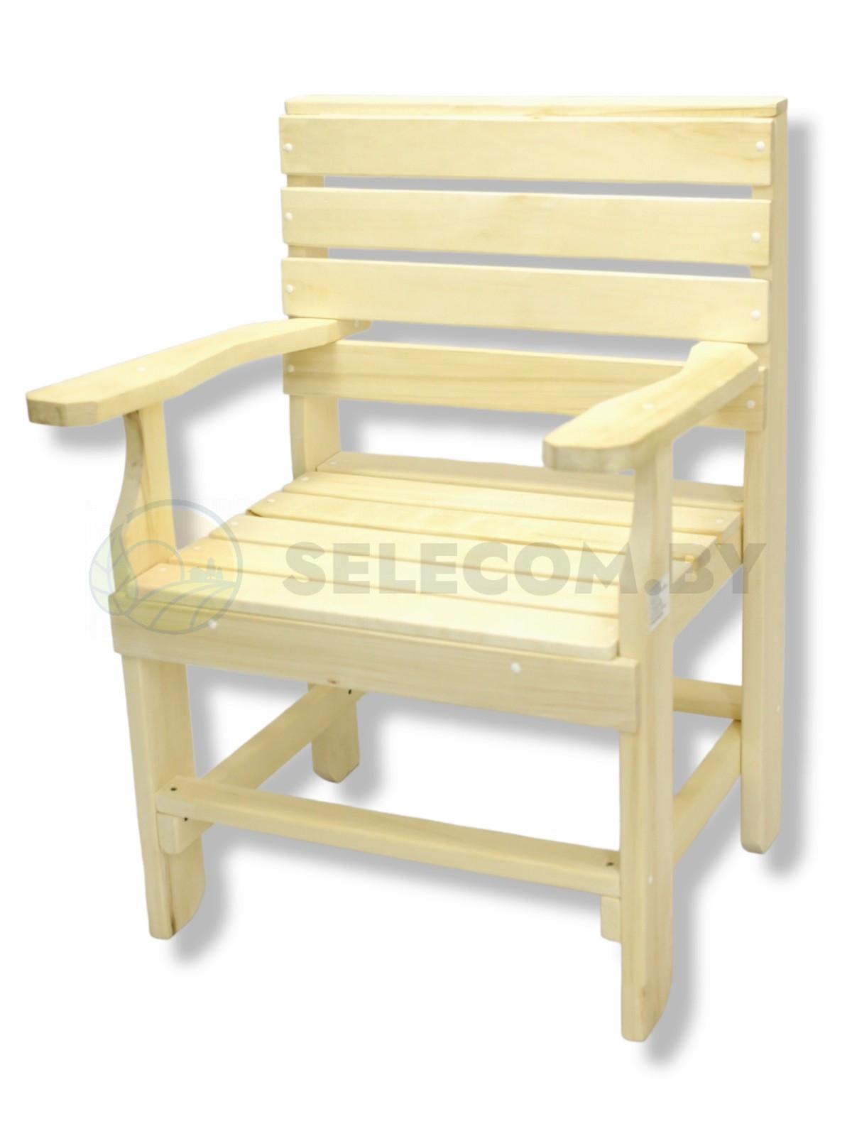 Стул-кресло простое (Осина) 2