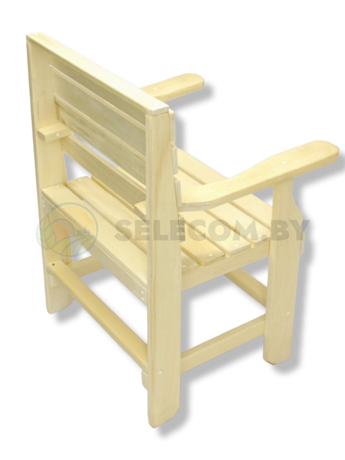 Стул-кресло простое (Осина) 6