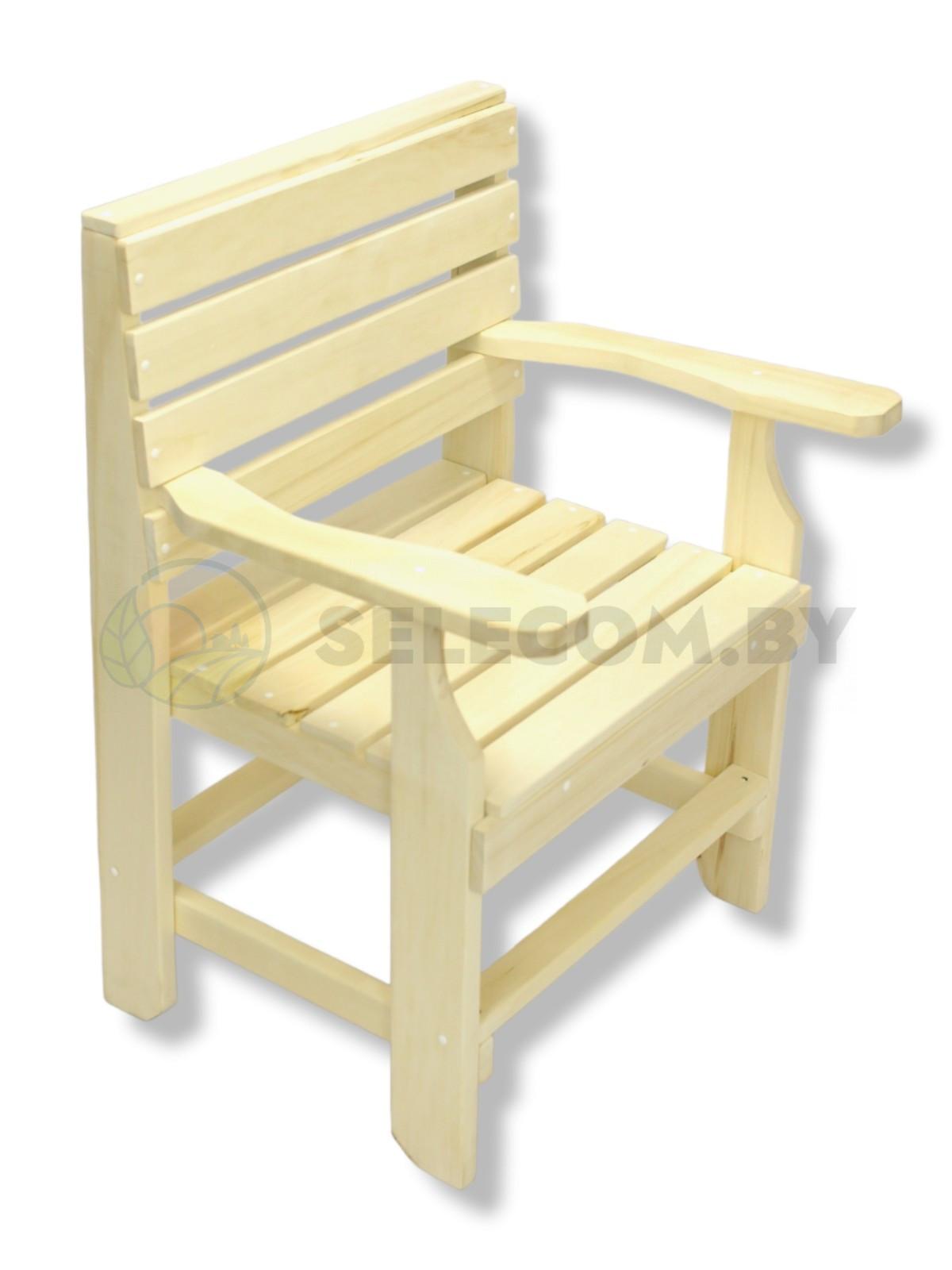 Стул-кресло простое (Осина) 1